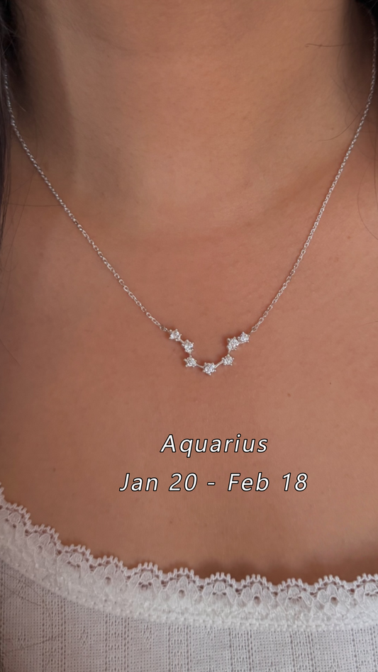 PURE SILVER STAR CONSTELLATION NECKLACE