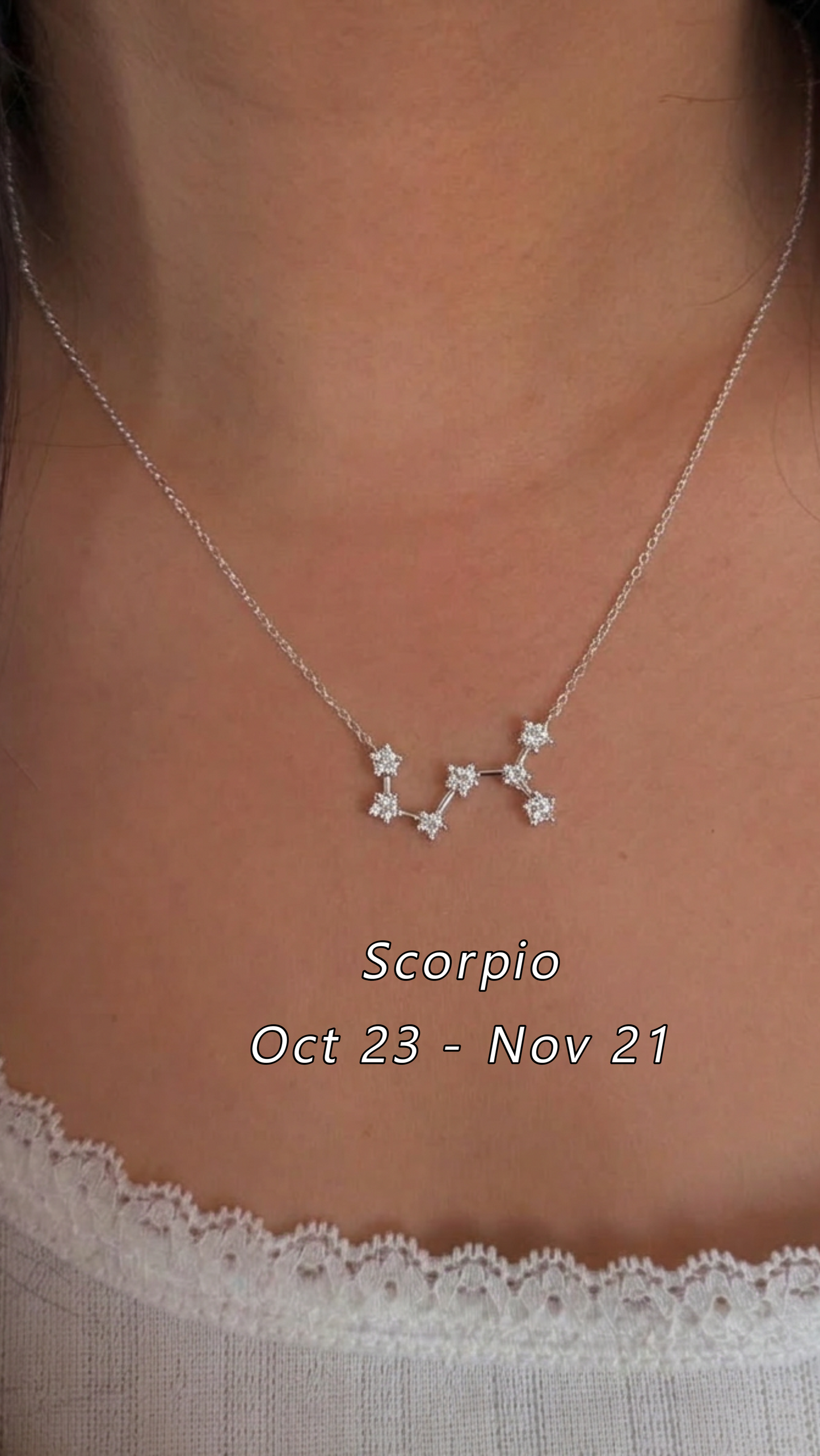 PURE SILVER STAR CONSTELLATION NECKLACE