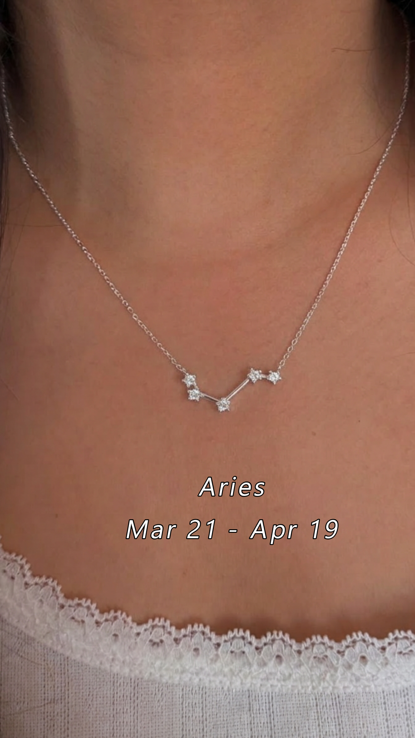 PURE SILVER STAR CONSTELLATION NECKLACE