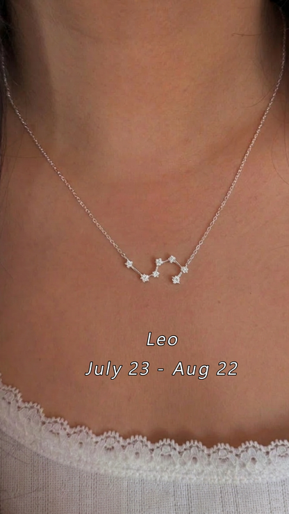 PURE SILVER STAR CONSTELLATION NECKLACE